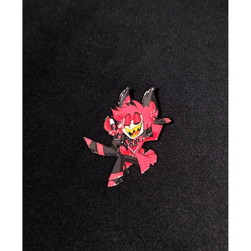 Hazbin Hotel Alastor Chibi Enamel Pin Alastor Radio Demon